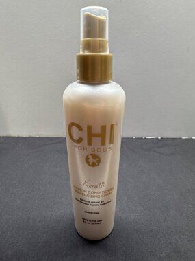 Chi For Dogs Keratin 90% Full Leave-In Conditioner Moisturizing Spray 8 Fl. Oz.